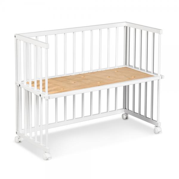 Patut copii din lemn KLUPS Piccolino Alb 90x40 cm