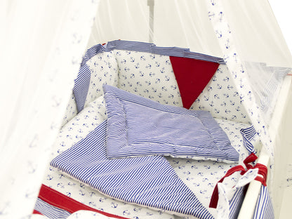 Lenjerie MyKids Ocean 9 Piese 120x60 cm