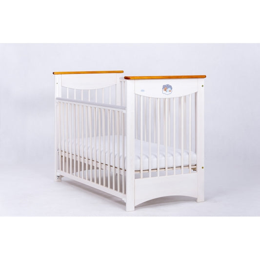 Patut Drewex Laura culisant - Alb Transparent + Saltea Cocos 12 Cm