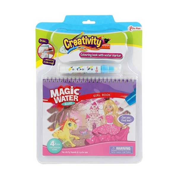 Carte de colorat cu apa Princess Toi-Toys TT46845A