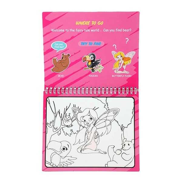 Carte de colorat cu apa Princess Toi-Toys TT46845A