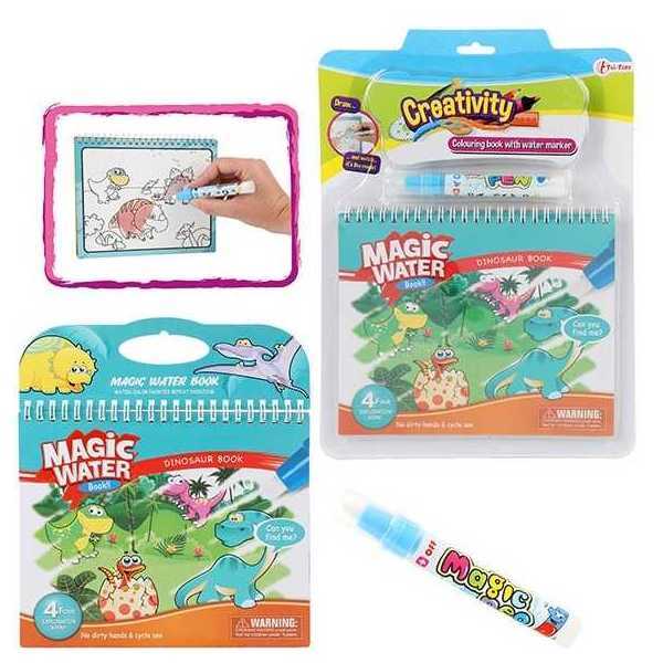 Carte de colorat cu apa Dino Toi-Toys TT46845B