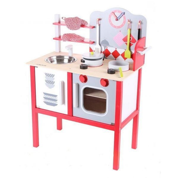 Bucatarie din lemn pentru copii 4201 Ecotoys