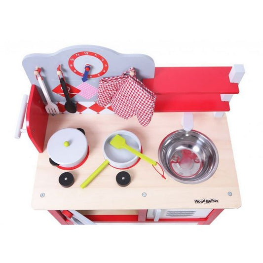Bucatarie din lemn pentru copii 4201 Ecotoys