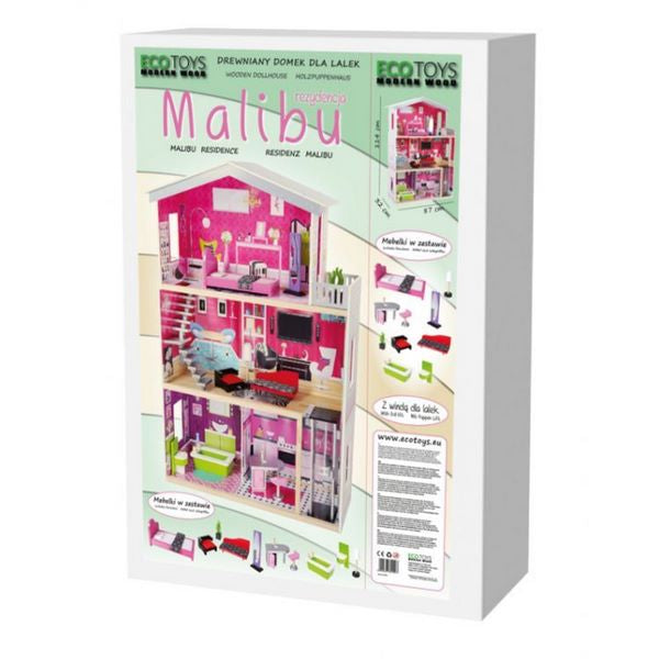 Casuta de basm Malibu Ecotoys 4118