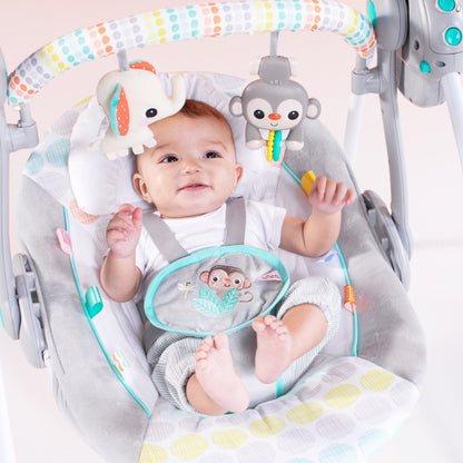 Bright Starts – Leagan portabil Whimsical Wild™