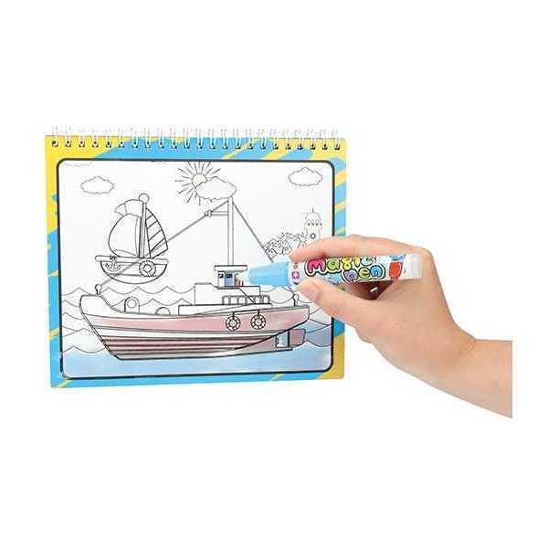 Carte de colorat cu apa Transport Toi-Toys TT46845C
