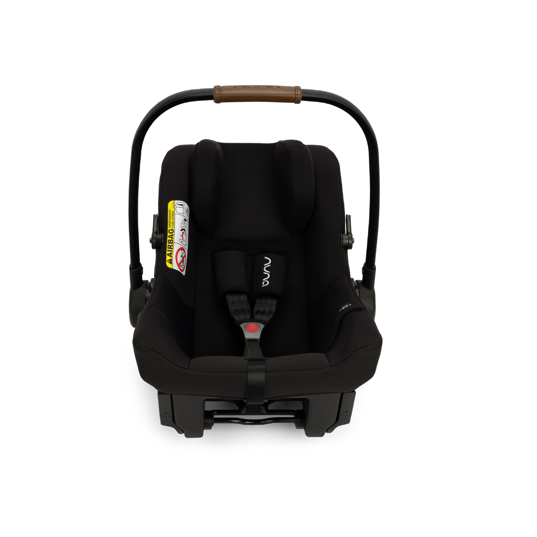 Nuna - Scoica auto cu ISOFIX integrat PIPA urbn Caviar, nastere - 75 cm, testata inclusiv la impact lateral, conform ECE R129 si testata ADAC