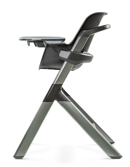 Scaun de masa 4moms Black-Grey+Set Farfurii si tacamuri