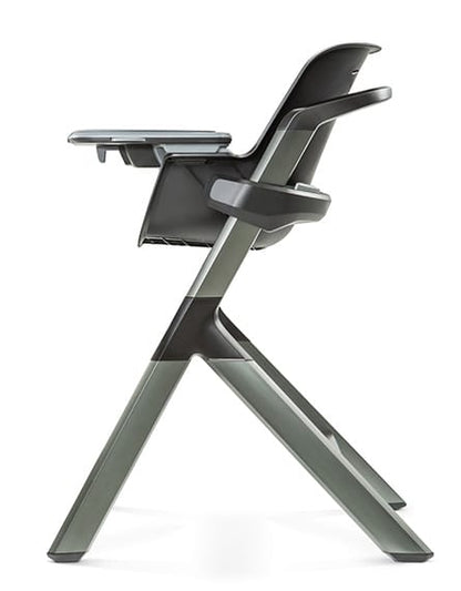 Scaun de masa 4moms Black-Grey+Set Farfurii si tacamuri