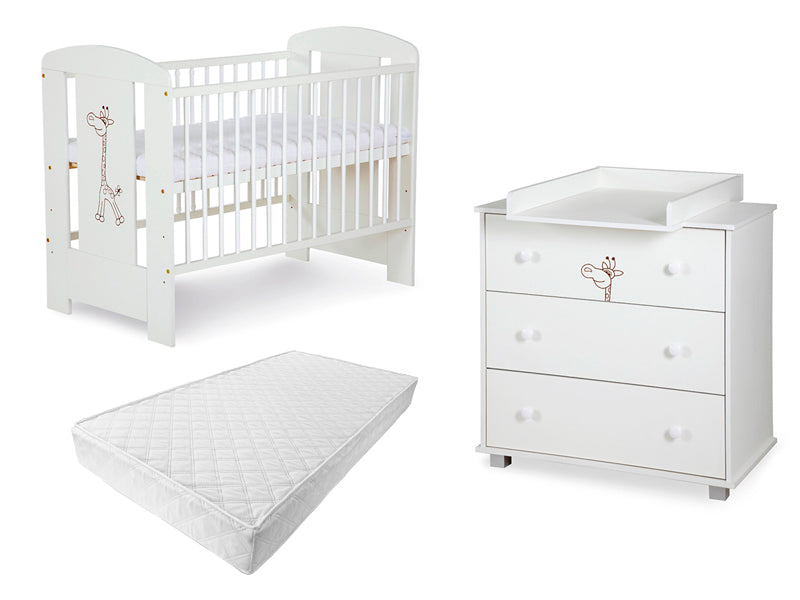 Mobilier Camera copii Si Bebelusi KLUPS SAFARI GIRAFFE Alb 2