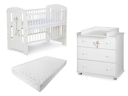 Mobilier Camera copii Si Bebelusi KLUPS SAFARI GIRAFFE Alb 2