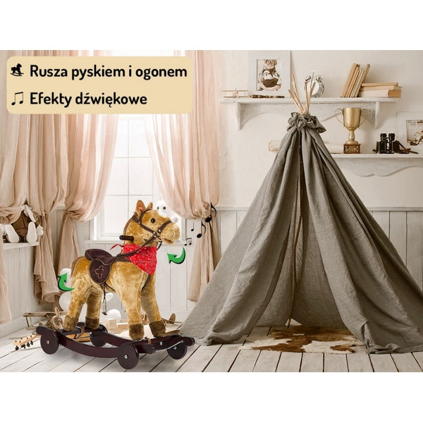 Balansoar cu roti Calut cu sunete Ecotoys