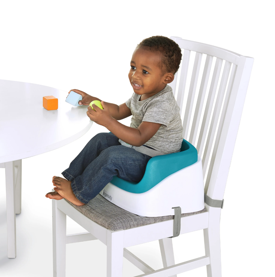 Ingenuity - Booster Toddler SmartClean, Peacock Blue