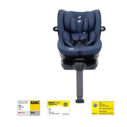 Joie - Scaun auto i-Spin 360° Deep Sea, 40-105 cm, testat ADAC si certificat R129