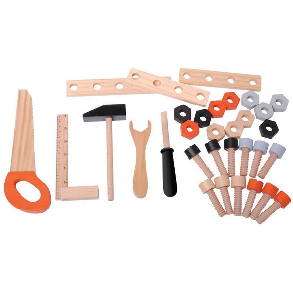 Set unelte tâmplarie din lemn 1176 Ecotoys