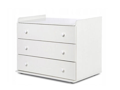 Patut Transformabil Pentru copii Klups KOMPAKT Alb