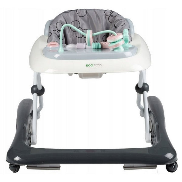 Premergator educational Ecotoys - Gri cu Alb