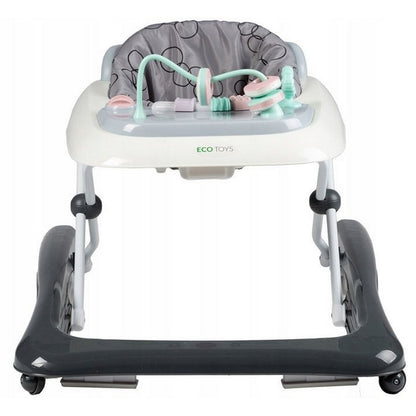 Premergator educational Ecotoys - Gri cu Alb