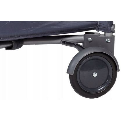 Patut pliabil cu 2 nivele Ecotoys - Bleumarin