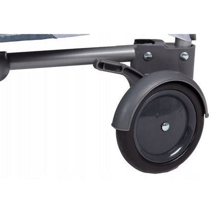 Patut pliabil accesorizat Ecotoys - Gri - Resigilat (husa transport rupta)