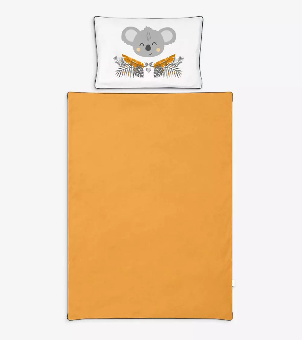 Lenjerie pat 2 Piese KLUPS Nature&Love Tropics N003-C4