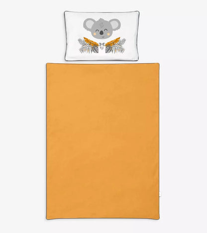 Lenjerie pat 2 Piese KLUPS Nature&Love Tropics N003-C4