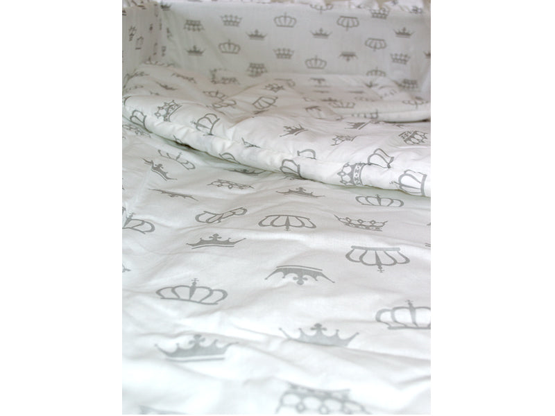 Lenjerie MyKids Coronite Alb 4 Piese 120x60