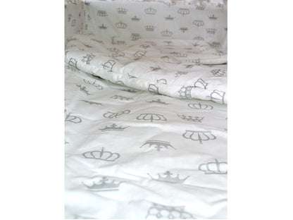 Lenjerie MyKids Coronite Alb 4 Piese 120x60