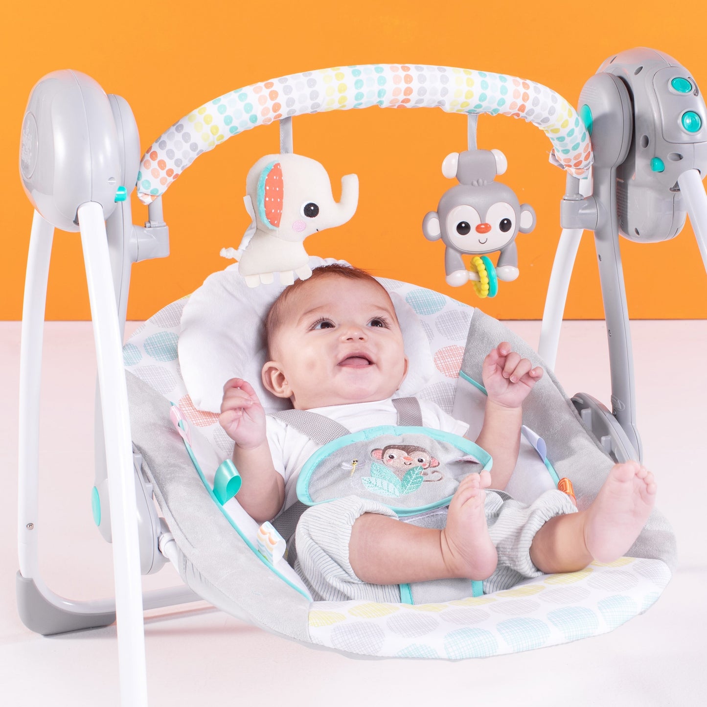 Bright Starts – Leagan portabil Whimsical Wild™