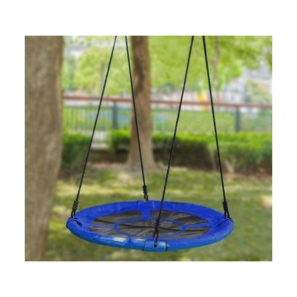 Leagan rotund tip cuib SW001 Ecotoys - Albastru