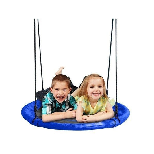 Leagan rotund tip cuib SW001 Ecotoys - Albastru