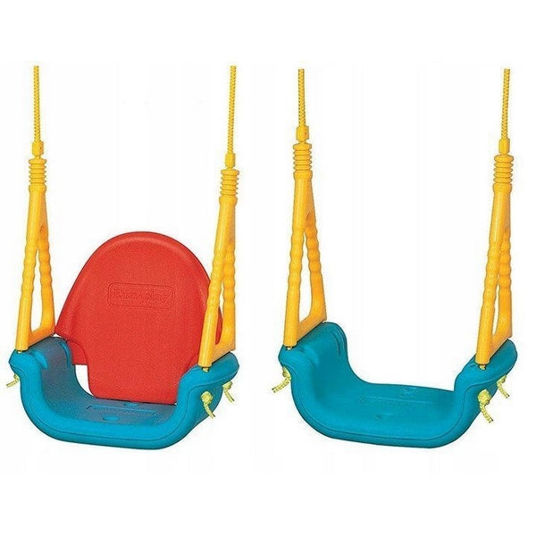 Leagan convertibil 3 în 1 Ecotoys SW-1422 - Albastru cu Galben