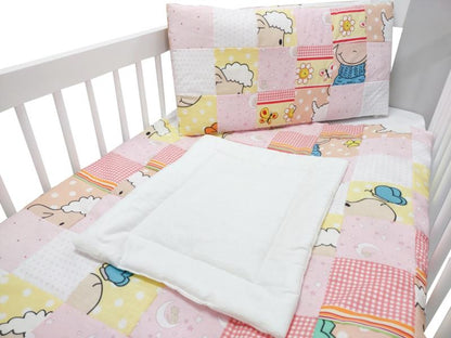 Lenjerie MyKids Mini Patratel Multicolor Girl 4 Piese 120x60