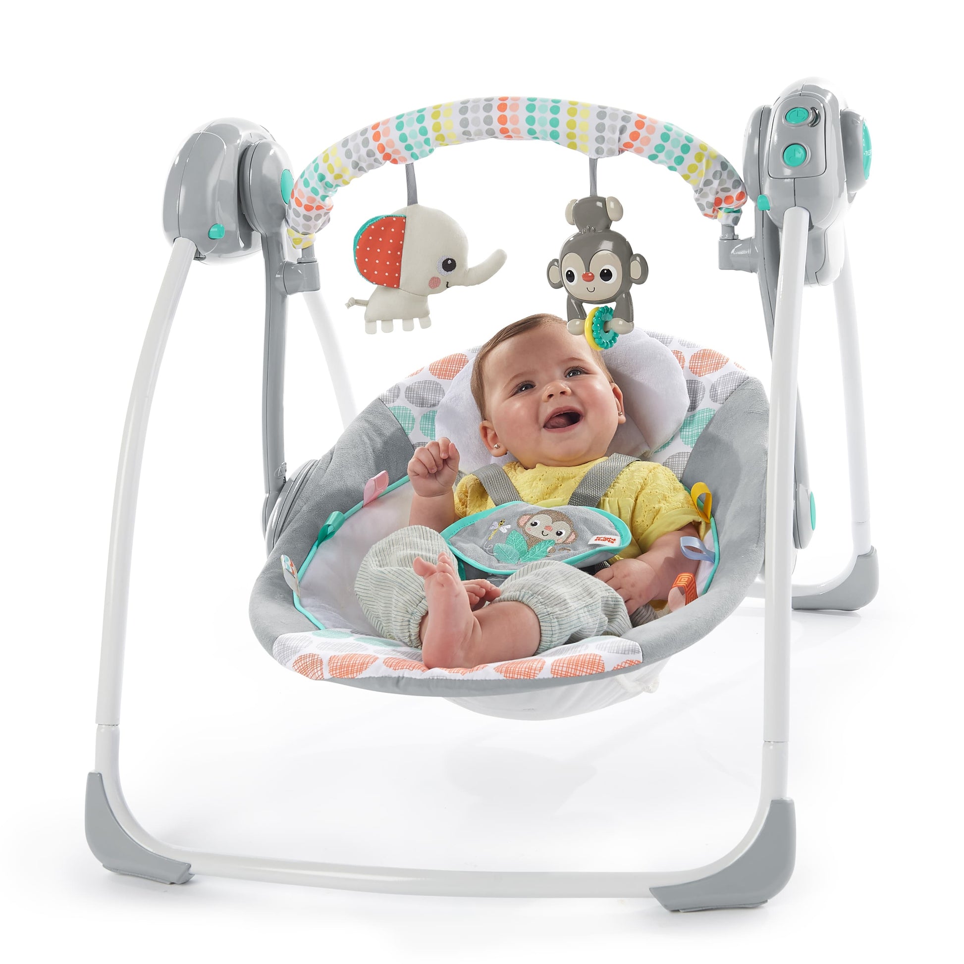 Bright Starts – Leagan portabil Whimsical Wild™