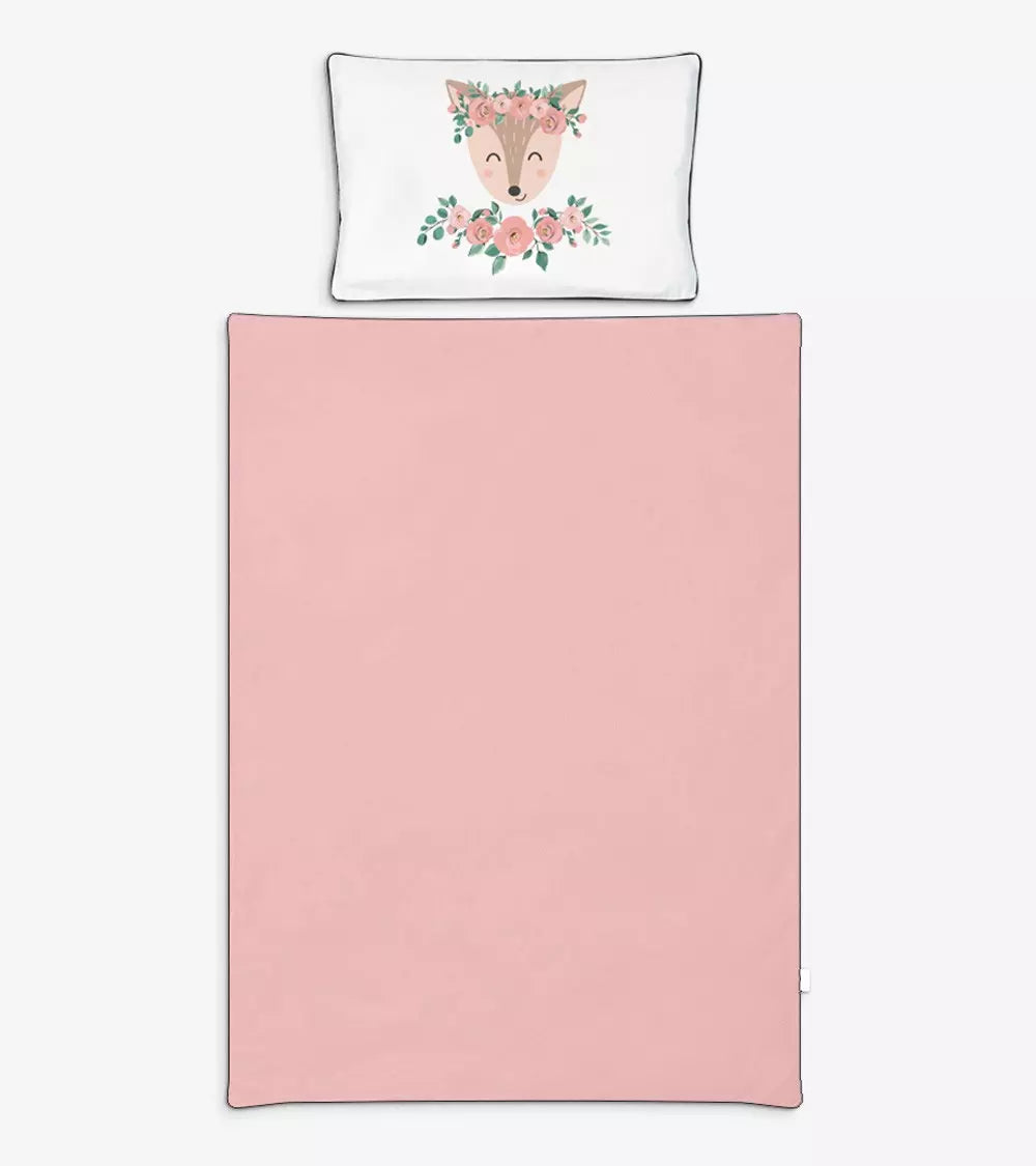 Lenjerie pat 2 Piese KLUPS Nature&Love Rose N001-C4