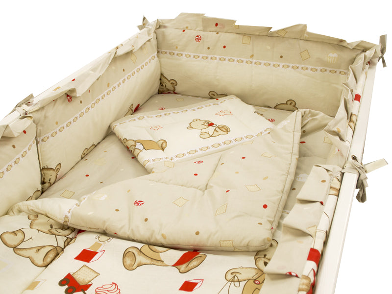 Lenjerie MyKids Teddy Toys Maro M1 4+1 Piese 120x60