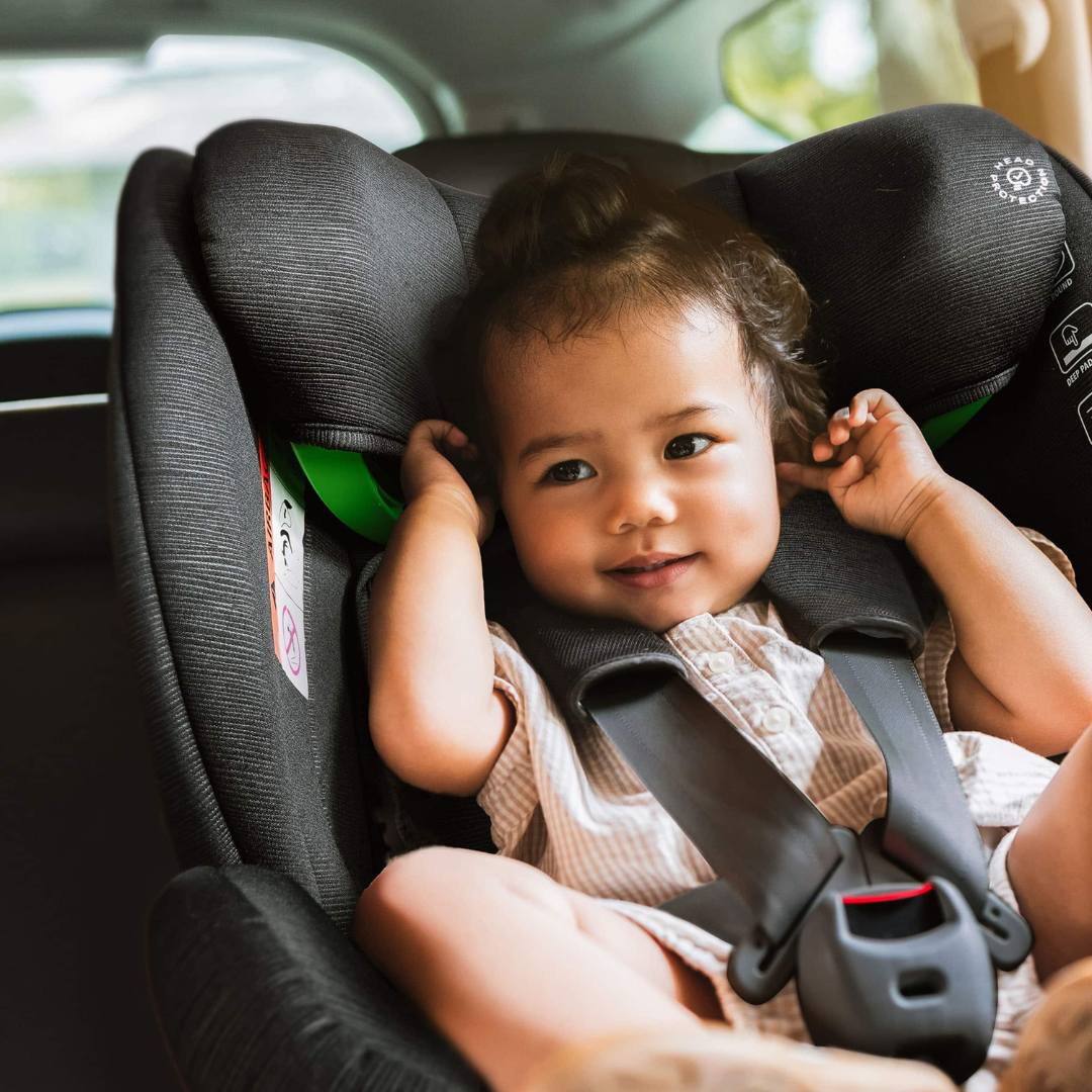 BabyGo - Scaun auto rotativ Prime 360, Black, 40-150 cm, certificat R129