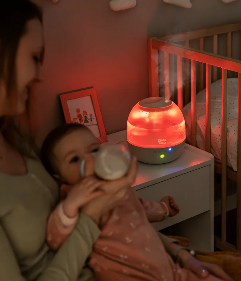 Badabulle - Umidificator si lampa de Veghe Bubble