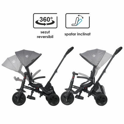 Tricicleta multifunctionala Coccolle Alegra Greystone