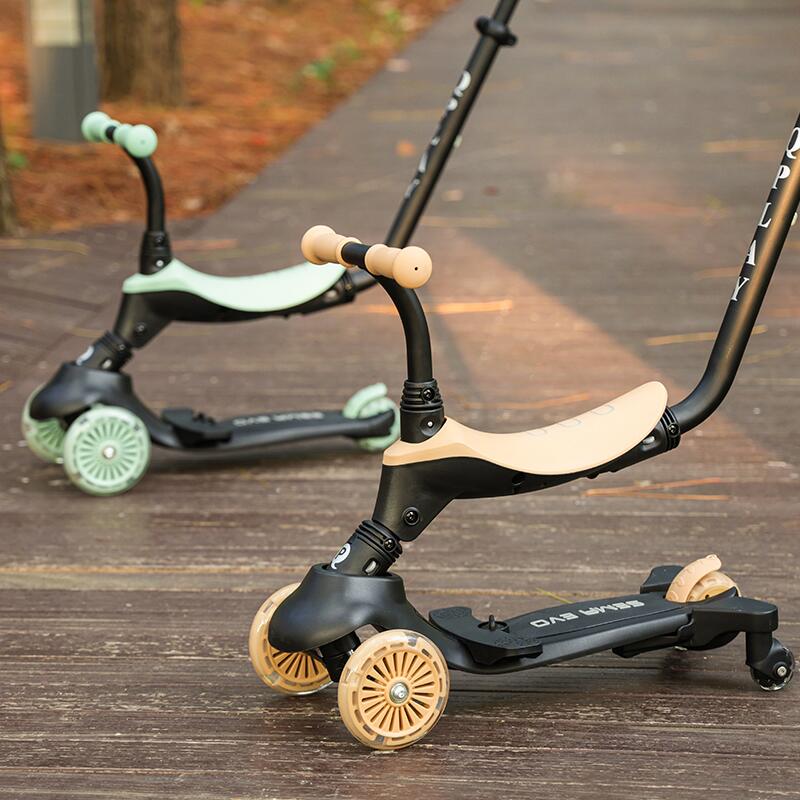 Trotineta multifunctionala 5in1 Qplay Sema EVO Verde