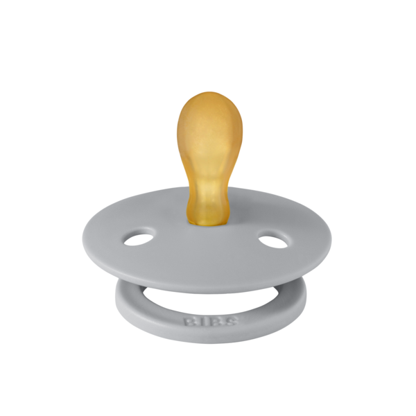 BIBS - Suzeta Colour Latex, tetina simetrica, 0 luni +-Cloud