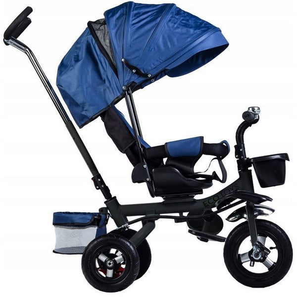 Tricicleta cu sezut rotativ Ecotoys JM-068-17 - Albastra