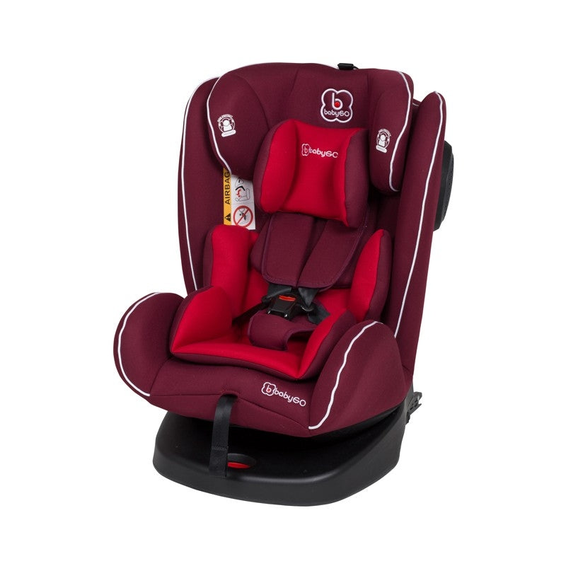 BabyGo - Scaun auto rotativ cu isofix Nova 360° Red, 0 - 36 kg