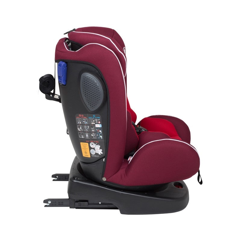 BabyGo - Scaun auto rotativ cu isofix Nova 360° Red, 0 - 36 kg