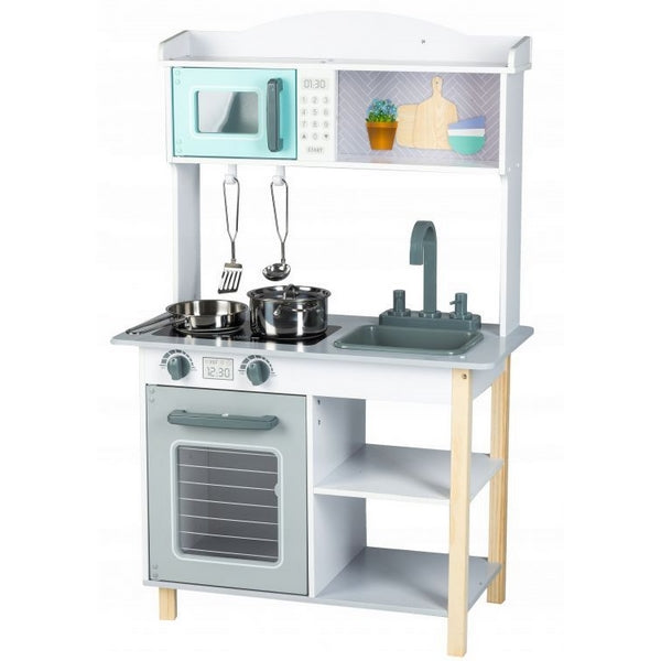 Bucatarie Ecotoys 7256A  + set accesorii - gri