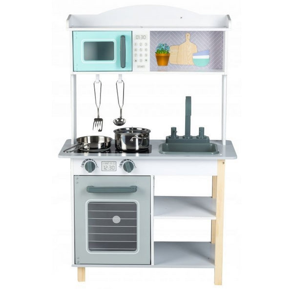 Bucatarie Ecotoys 7256A  + set accesorii - gri