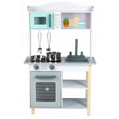 Bucatarie Ecotoys 7256A  + set accesorii - gri