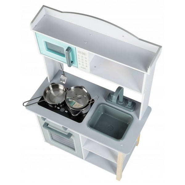 Bucatarie Ecotoys 7256A  + set accesorii - gri