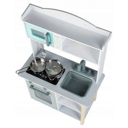 Bucatarie Ecotoys 7256A  + set accesorii - gri